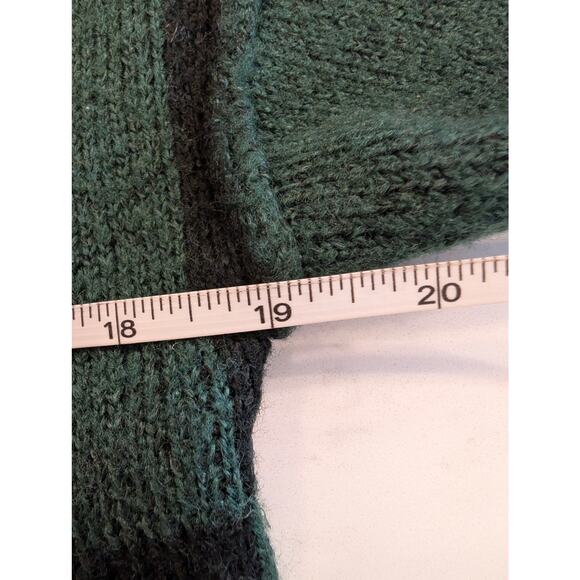 Arizona Jean Co Green Black Buffalo Check Sweater Pullover Size XS‎ Cozy Soft - Picture 5 of 6